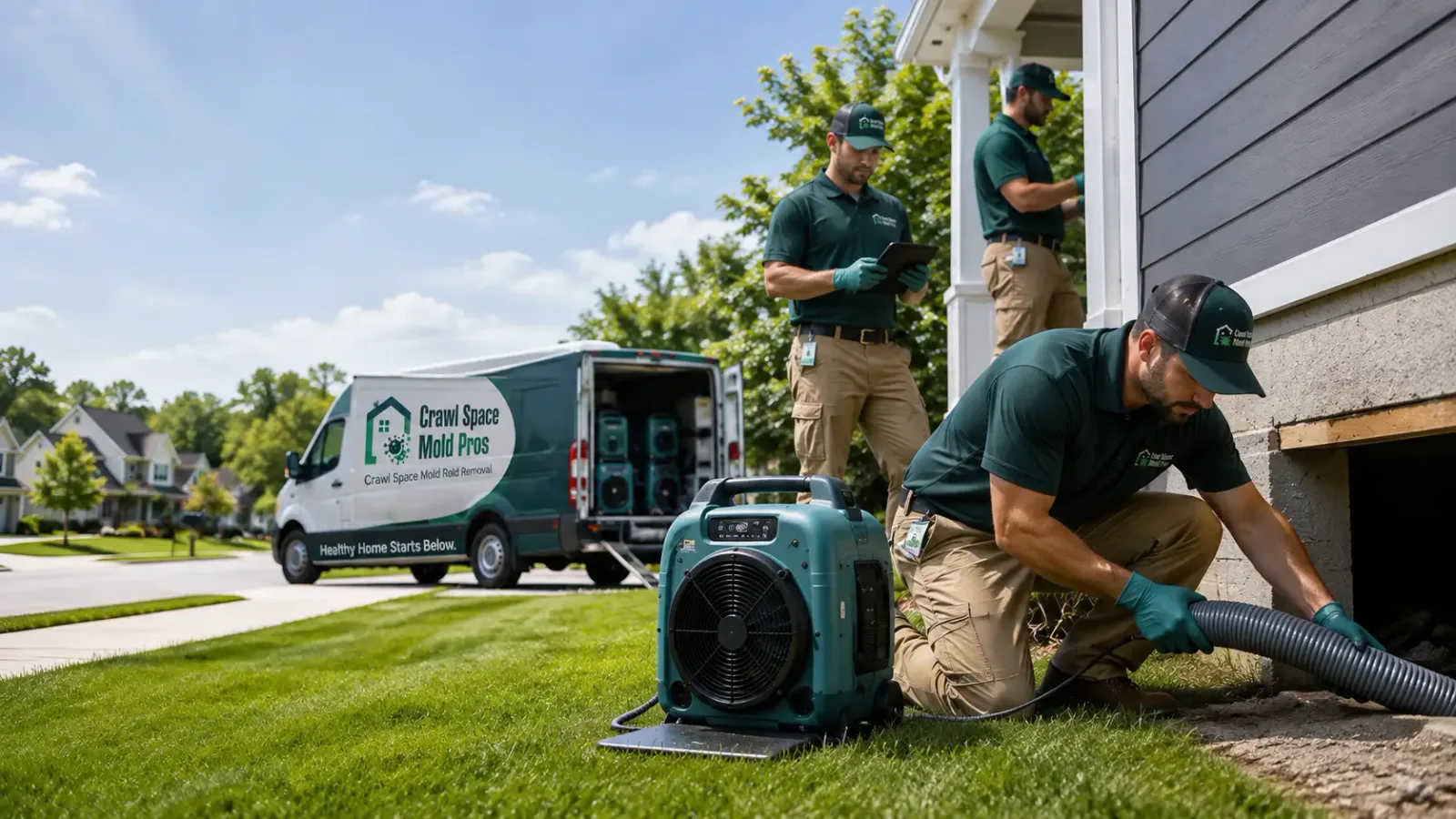 Crawl Space Mold Removal in Newbury, NH